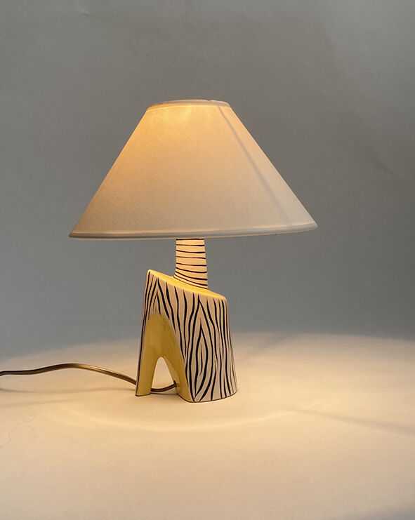 Vintage 1950s ceramic lamp