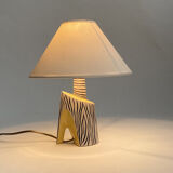 Vintage 1950s ceramic lamp