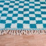 Tapis berbèrebohemian en laine fait main 150 X 100 CM
