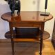 Console en palissandre et ronce début XX siècle