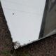 Beveled mirror 68x38 wood bottom