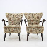 1940s pair of armchairs, czechoslovakia