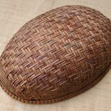 Empty 70's rattan pocket