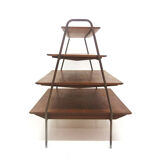 Scandinavian teak shelves, Sweden, 1950.