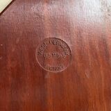 Vintage Scandinavian curved wood chair