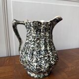 Green and blue speckled water carafe/pitcher