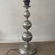Brushed aluminium lamp 43cm 1970s