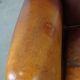 Vintage Sheepskin Leather Wingback Chair