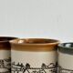 3 English Staffordshire mugs.