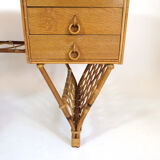 Rattan desk and chair  70