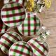 Set of 8 old flat plates, Sousse models by Digoin Sarreguemines