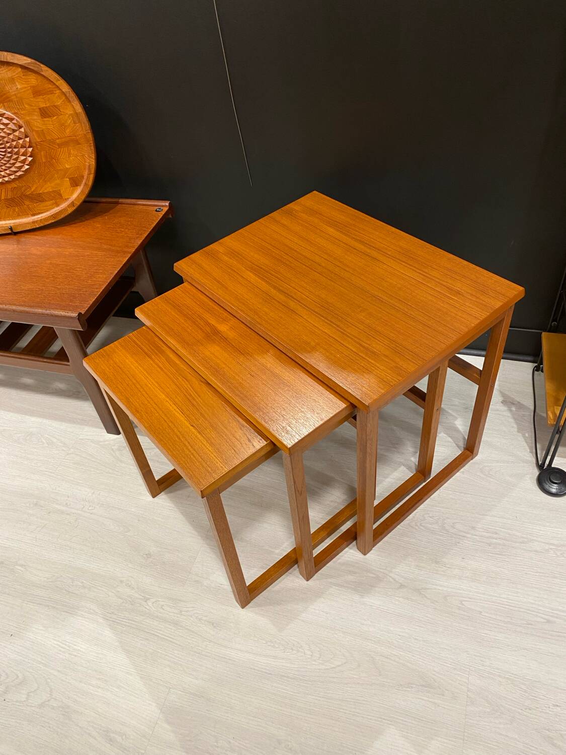 Scandinavian nesting table BRDR Furbo 1970