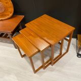 Scandinavian nesting table BRDR Furbo 1970