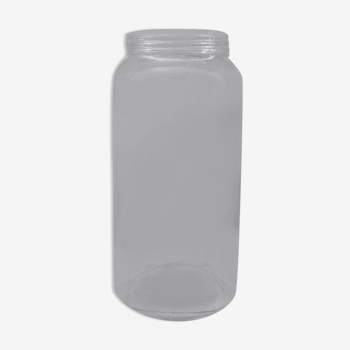 Glass pharmacy jar vase