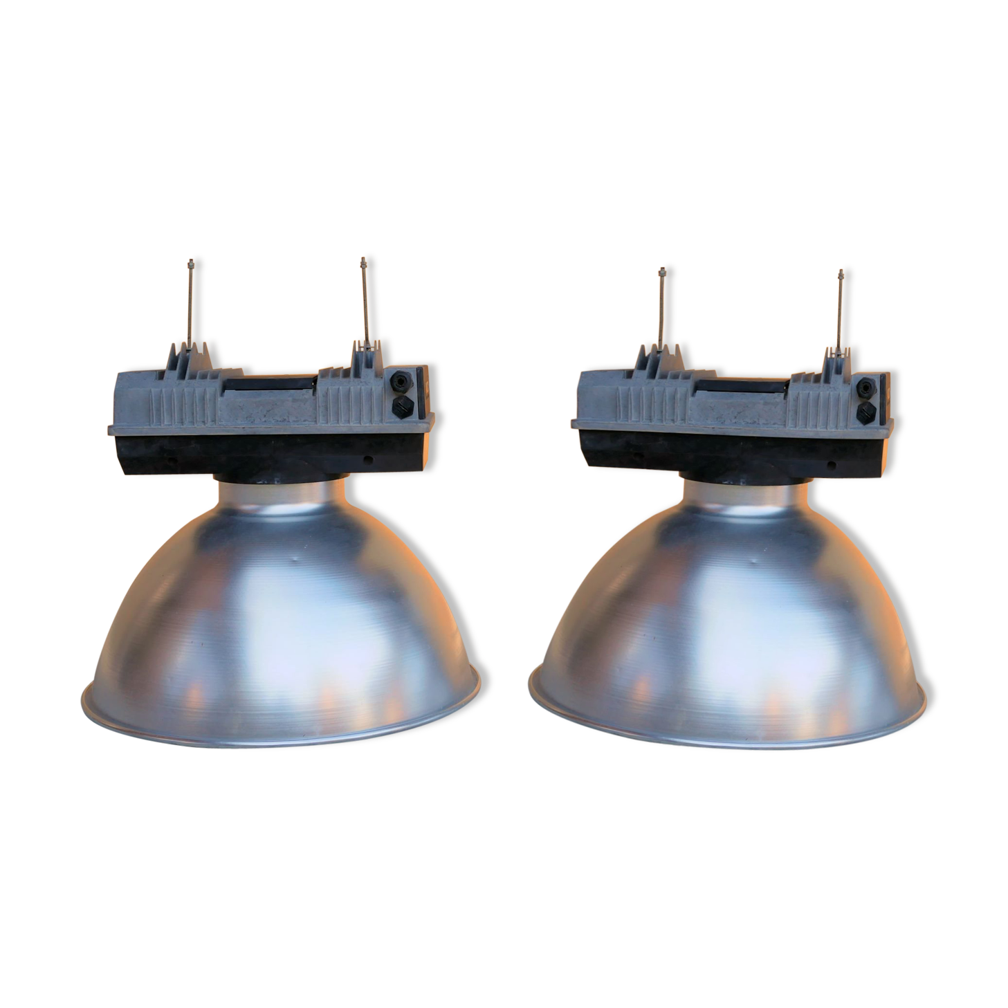 Pair of industrial hanging by Mazda