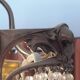 Art Nouveau Guimard style chandelier in nickel-plated bronze