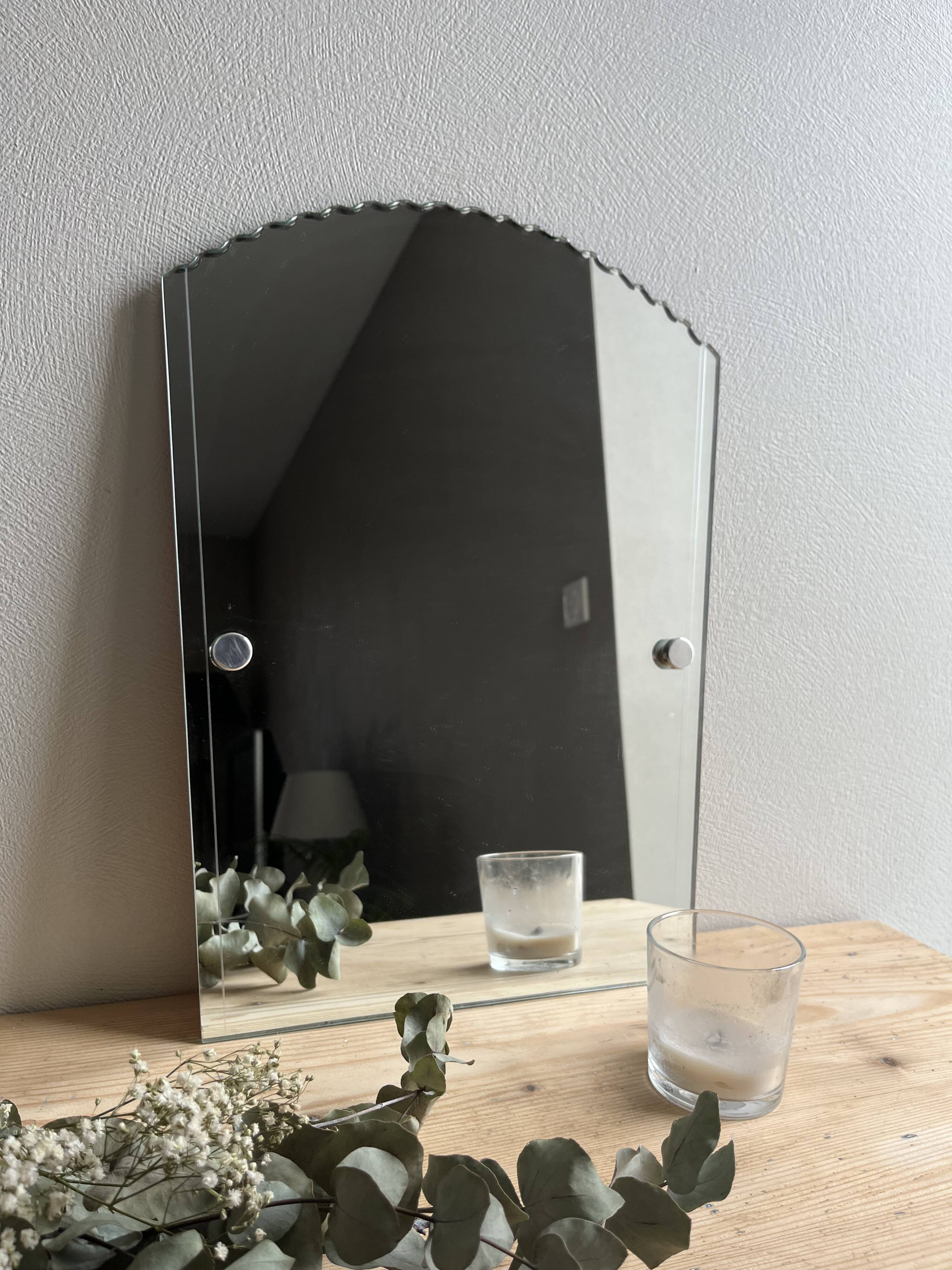Old vintage beveled/chiseled mirror