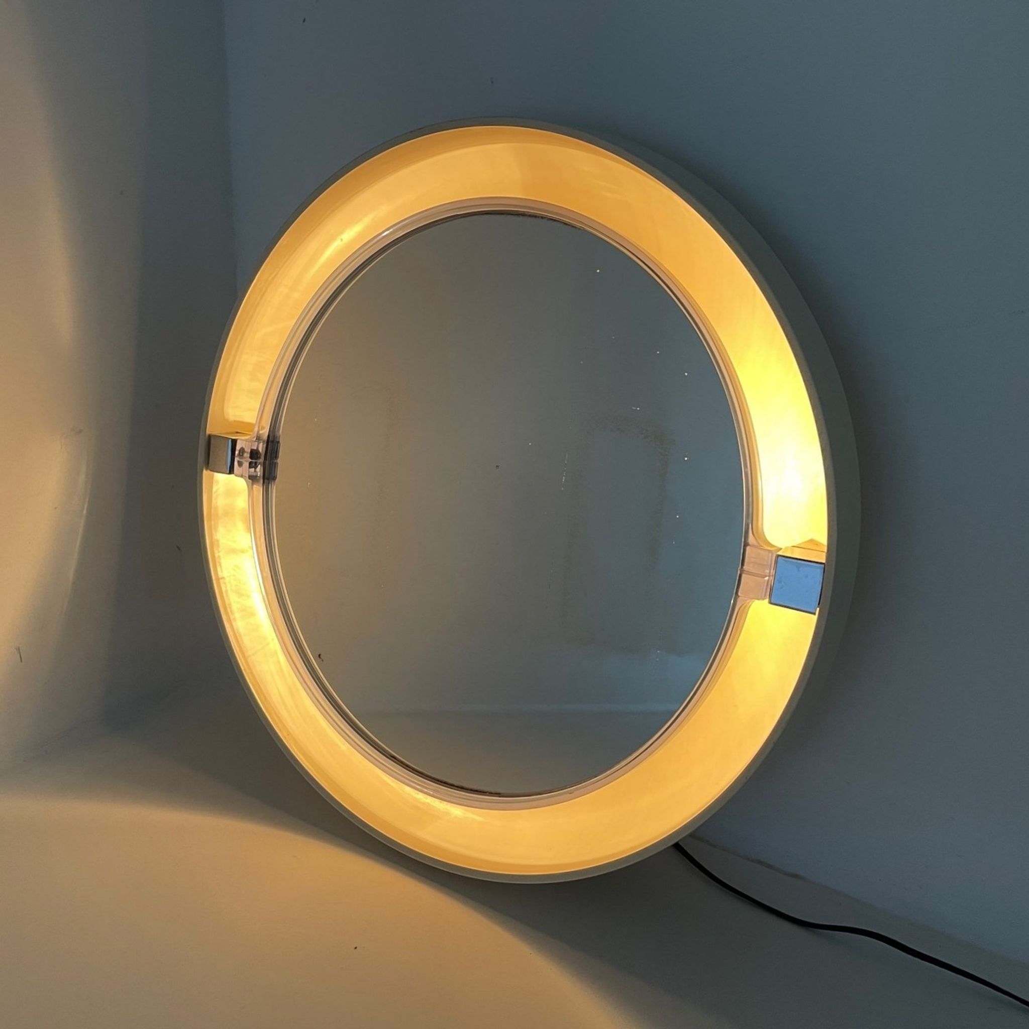 Mid-century Mirror by Allibert, 1970's 62cm
