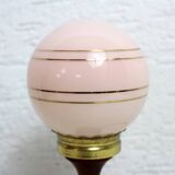 Vintage teak table lamp