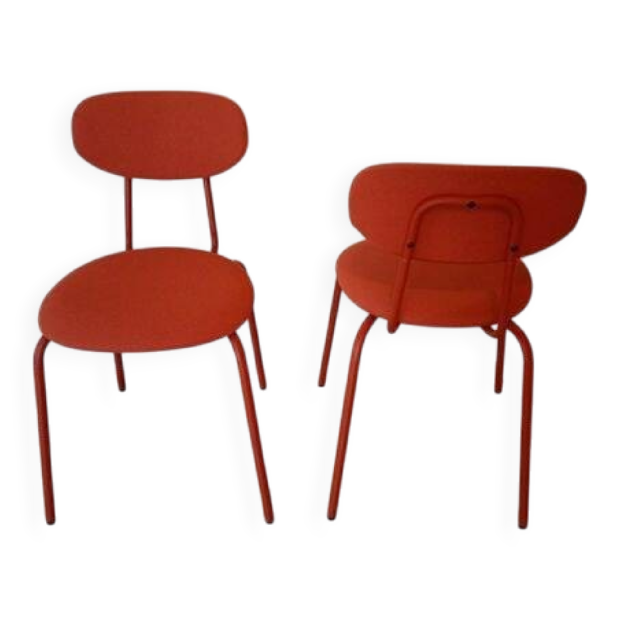 Set of 2 stackable chairs