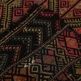 6x7 Turkish Vintage Kilim Rug, 180x207Cm