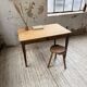 Bureau en pin et chêne 1950