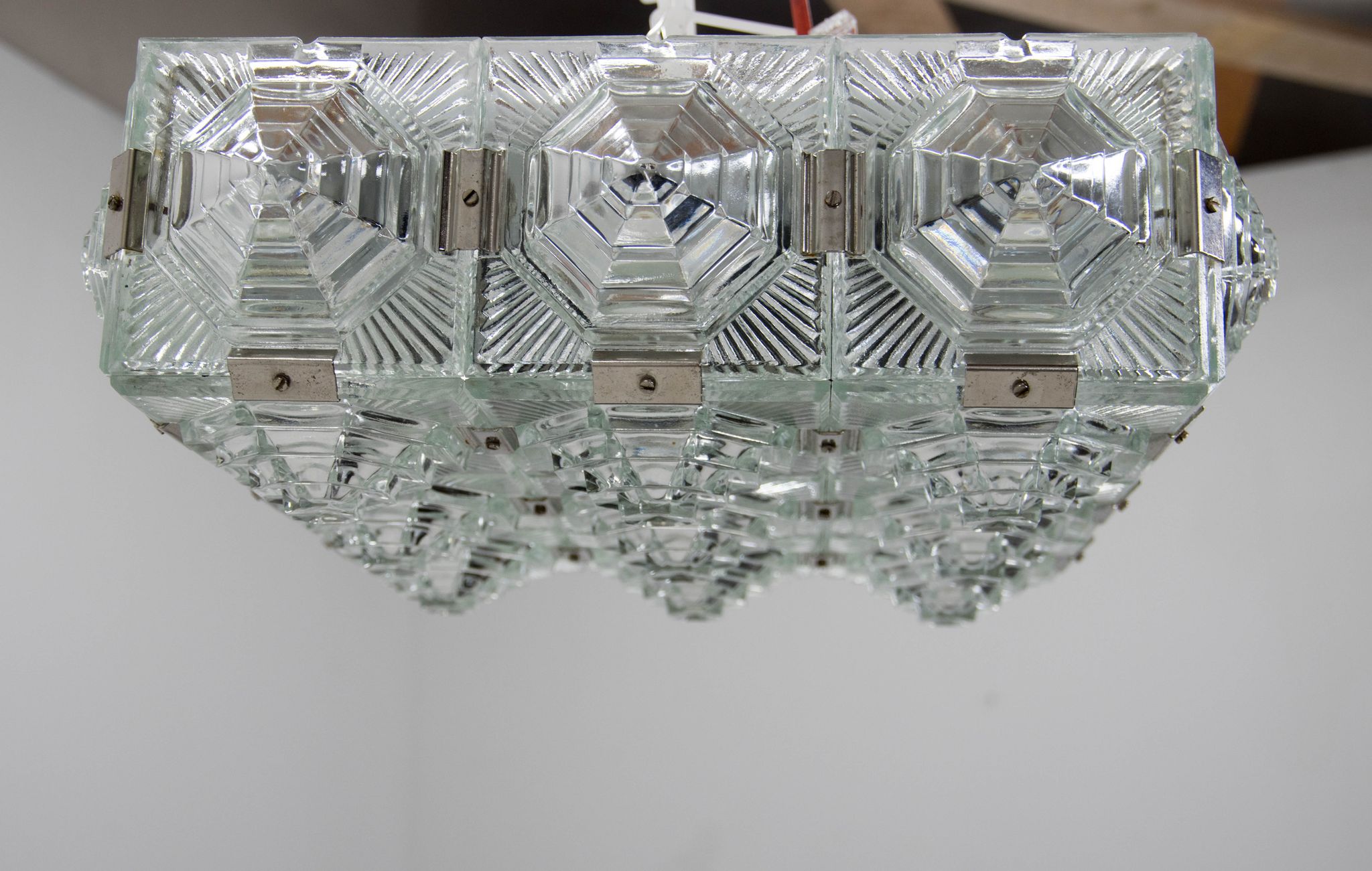 Brutalist Flush Mount by Kamenicky Senov, 1970s, More Items Available