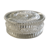 Vintage glass ceiling or wall lamp, Italy, 1960s