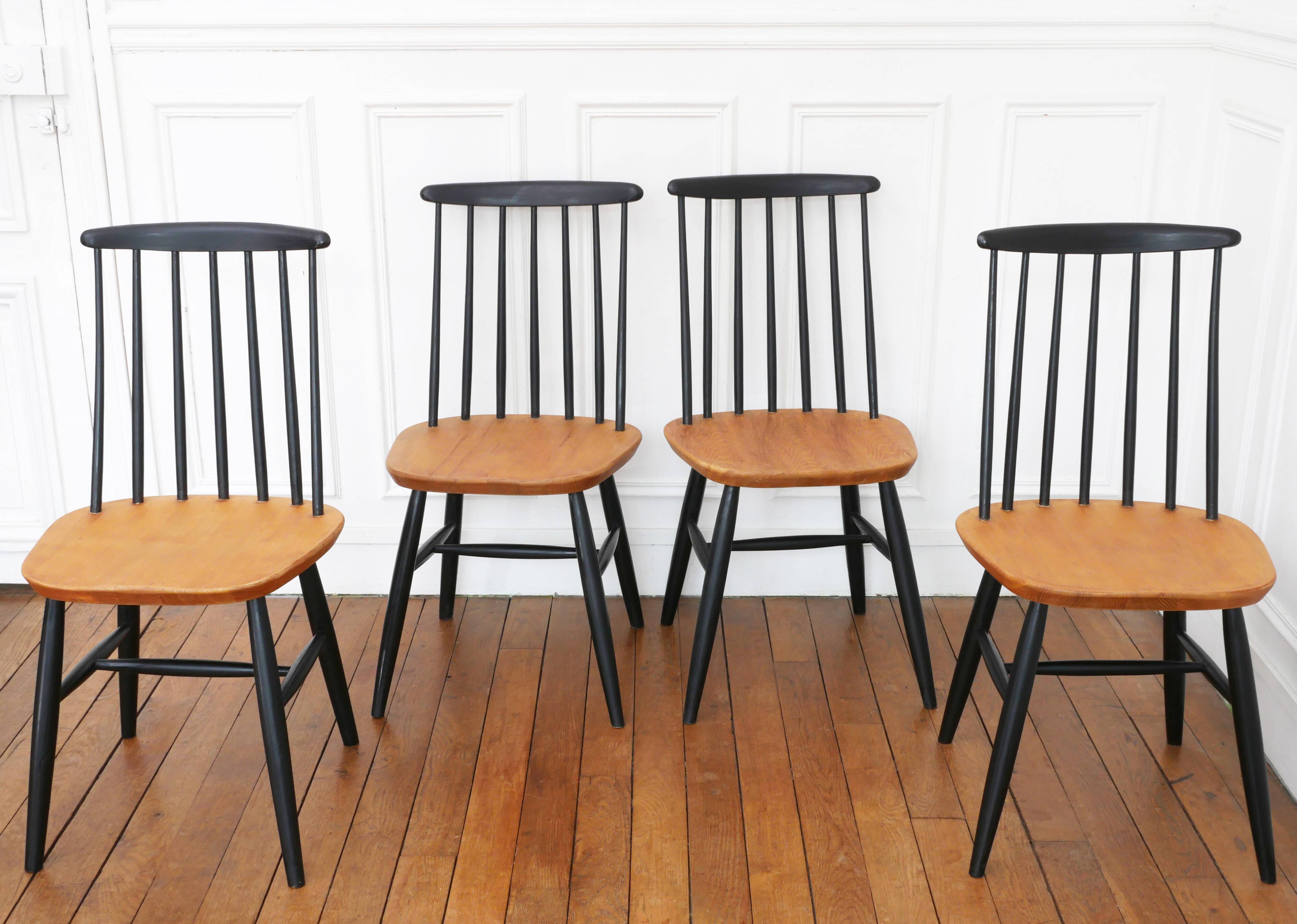 4 Vintage Chairs - Restored