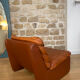 Airborne leather armchair