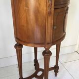 Louis XVI style round bedside table