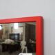 1970s Anna Castelli Ferrieri for Kartell Mod. 4727 Red Mirror