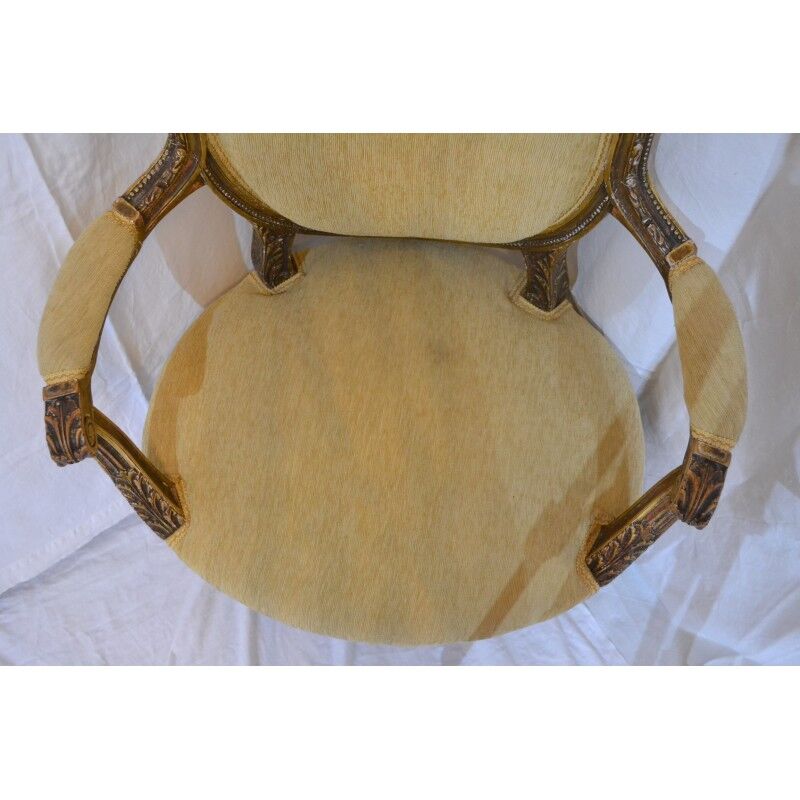 Paire de fauteuils Louis XVI