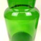 Set of 2 airtight green glass jars 22.5 cm
