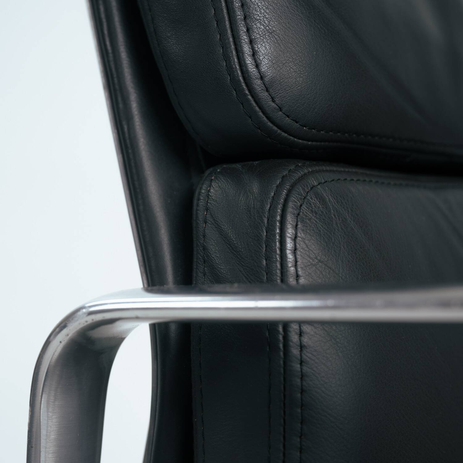 Eames softpad brown desk EA418 chair Herman Miller, 1980s