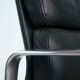 Bureau Eames Softpad marron, chaise EA418 Herman Miller, années 1980