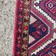 Vintage hand-knotted Hamadan runner rug from the 1960s.