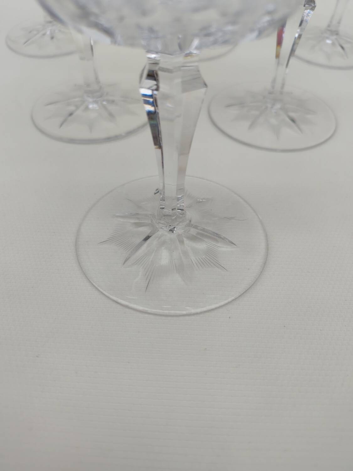 6 Villeroy & Boch crystal champagne glasses, Parzival model