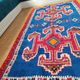 Handmade Berber Rug Blue Majorelle & Red - 112 x 200 cm