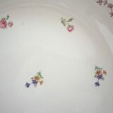 Set of 5 flat porcelain plates L'Amandinoise