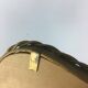 Asymmetrical brass mirror 1960-70 Polish design