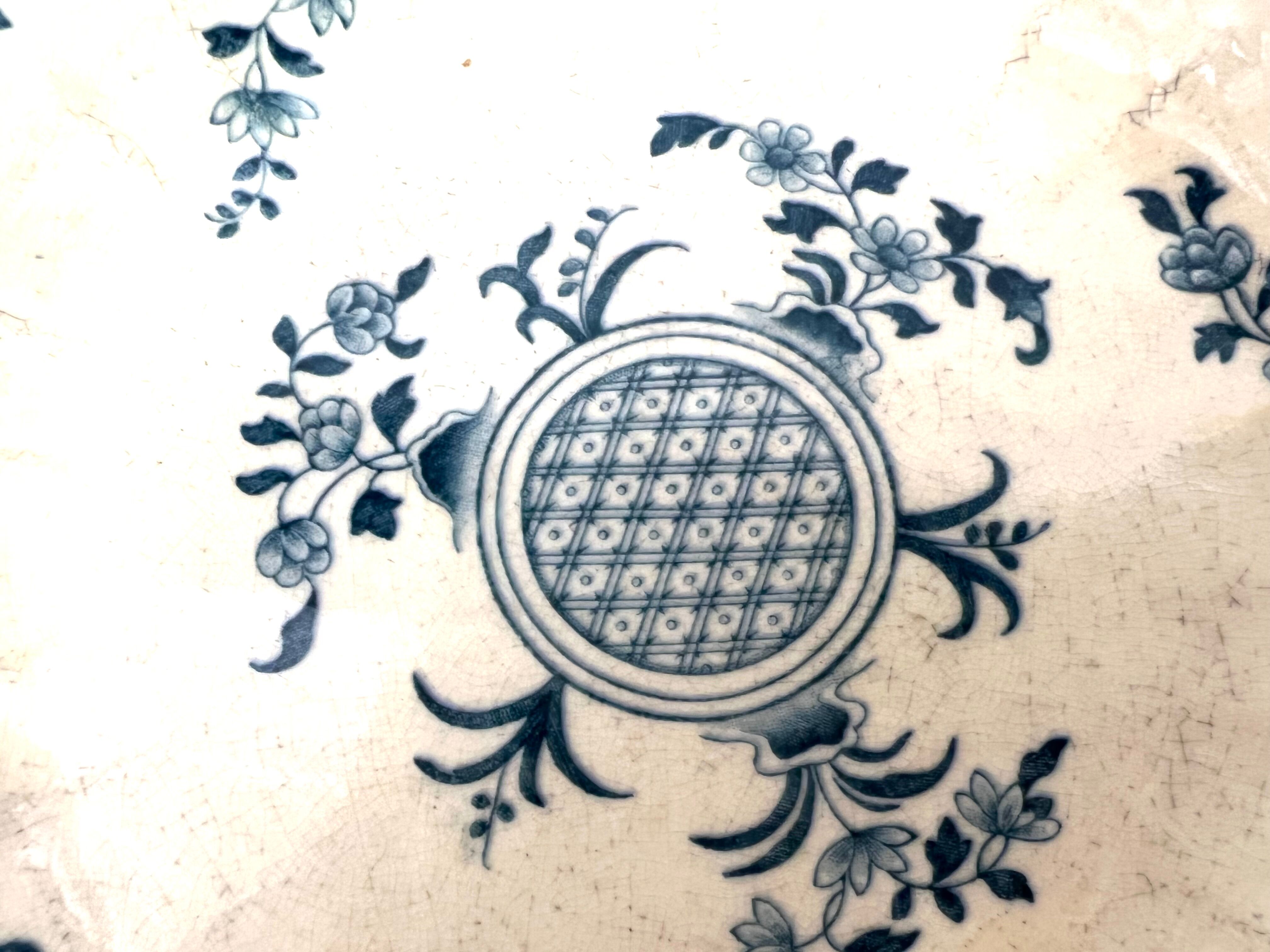 6 dessert plates minton montrose 19th