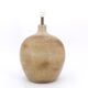 Ball lamp in beige and brown sandstone, 60s ceramic