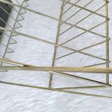 Vinyl record table, record player, magazine rack, 1950s