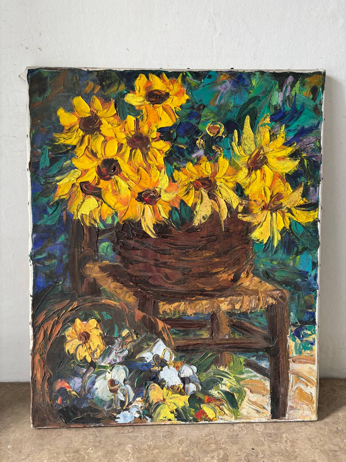 Nature morte aux tournesols