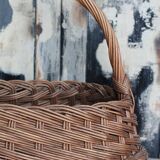 Racing vintage 1960s wicker basket