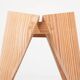 Carved wooden stool
