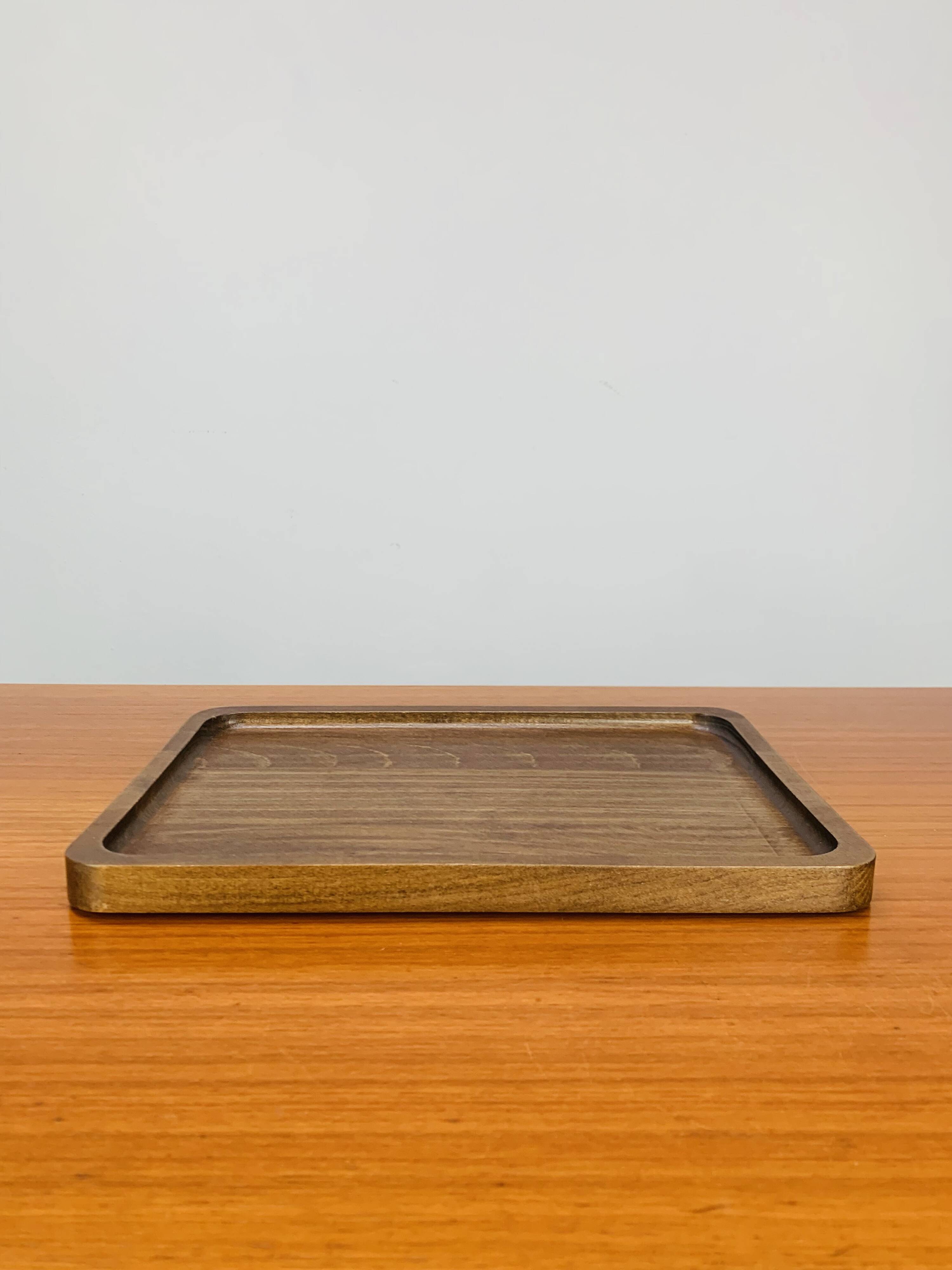 Vintage Scandinavian teak tray