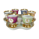 Set de 6 coquetiers vintage en porcelaine de limoges