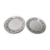 Set of 6 plates Lunéville